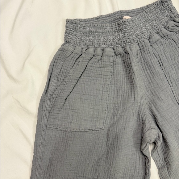 Sincerely Jules Gray Textured Straight-Leg Pants - Picture 2 of 4